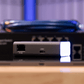 Sleek metallic casing of the PoE++ to USB-C converter, designed for efficient heat dissipation.