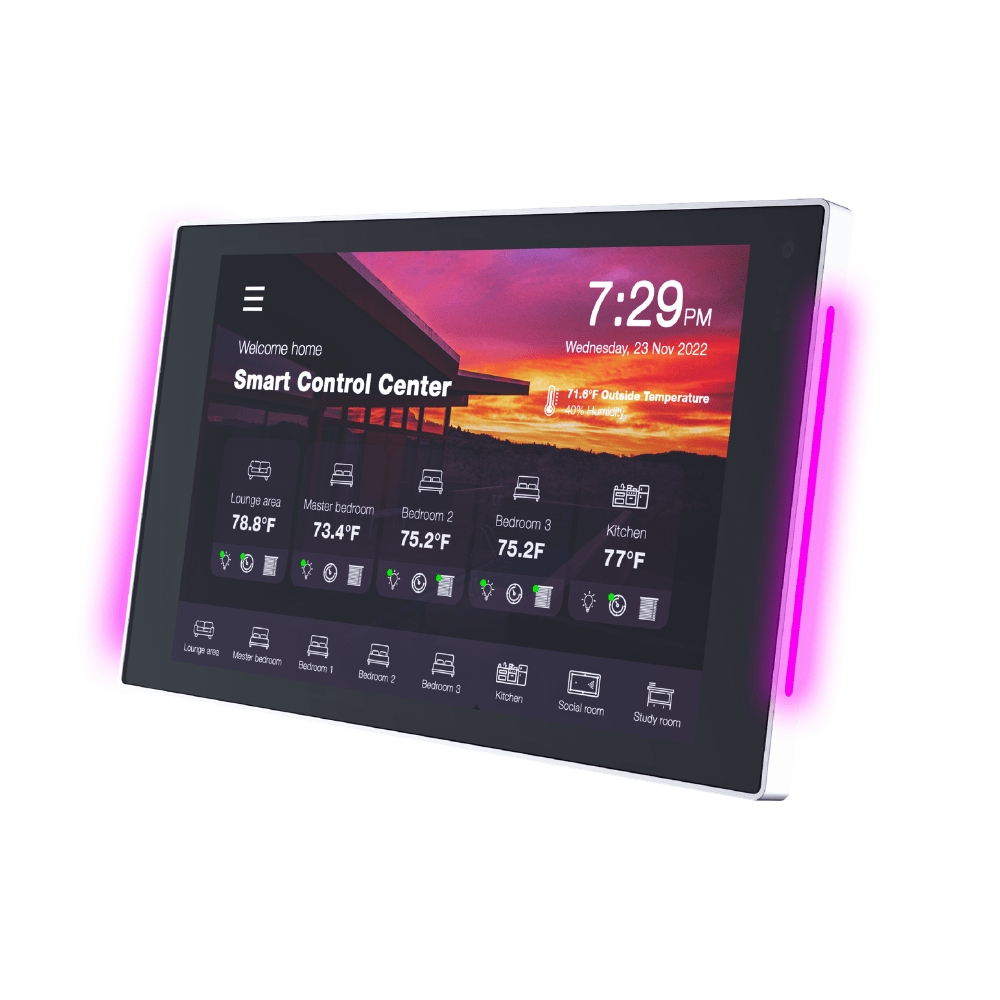 Qbic Control Panel Helinx 8 KNX Smart Control Panel