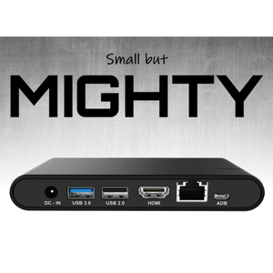 Compact 4K AV player by Qbic delivering ultra HD content at 60fps for digital signage