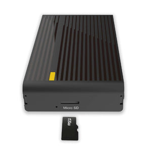 High-performance Qbic FHD-200 signage device with fail-safe watchdog, HDMI output, and 2TB storage support