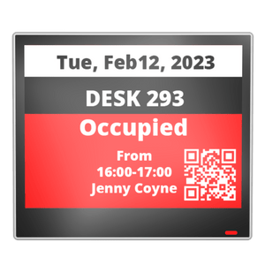 Low energy ePaper screen with 3-year battery life and glare-free design
