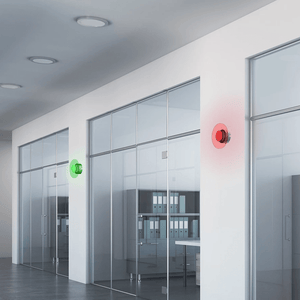 Qbic Panel PC Smart Meeting Room Lamp, RJ45 connection, remotely controlled, single power supply