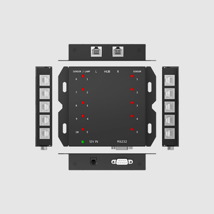 Qbic kit includes OQ sensors, lamp, and seat sensor for full room coverage.
