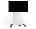 Salamander Designs TV Cart White Electric Lift Mobile Stand