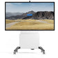 Salamander Designs TV Cart White X-Large Fixed Height Mobile Display Stand for 85inch Surface Hub 2S & 3