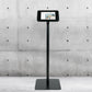Secure Tab Secure Floorstand showcasing Samsung Galaxy tablet with tamper-proof enclosure and tilt viewing options.