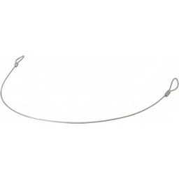 Stainless Steel 30cm Tether with Loop End - Adjustable