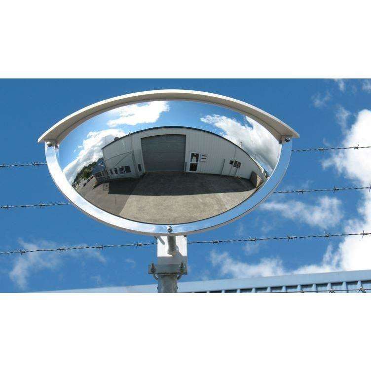 Acril Convex Security Mirror Outdoor DeLuxe Half Dome Mirror