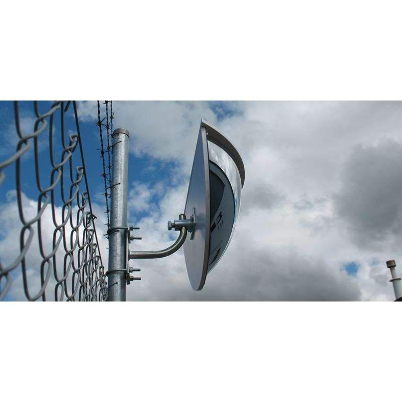 Acril Convex Security Mirror Outdoor DeLuxe Half Dome Mirror