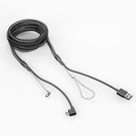 Bouncepad Cables & Power Black Reinforced 2m Micro-USB to USB-A Charge Cable