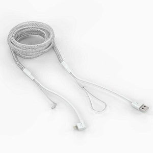 Bouncepad Cables & Power Reinforced 2m Lightning to USB-A Charge Cable (MFI Approved)