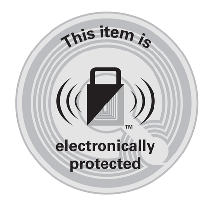 Checkpoint 2933 RF EP Clear Padlock Roll, 33mm (ET-S0035), 2000 p/roll, main product image