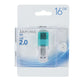 Forstag Safer Box protecting a USB flash drive while keeping it fully visible
