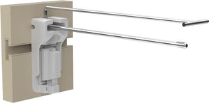 SpinTag slatwall hook with ProtectPin delays product removal to help prevent theft.