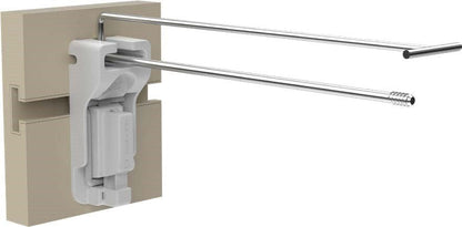 Forstag SpinTag slatwall hook with ProtectPin (FT-DH-SLPP200-PLS), delays product removal to help prevent theft.