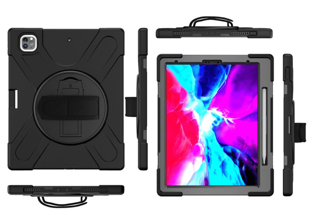 Generic - Grip Case Tablet Case Shoulder and Hand Strap Case - iPad Pro 12.9 4-6th Gen