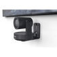 Heckler PTZ Camera Mount (H599-BG), side view behind an AVer PTZ camera