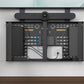 Credenza AV enclosure with compact design, providing cooling and easy access for meeting room equipment.