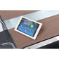 Zoom Room Console in meeting room setup, providing effortless participant management and screen sharing via iPad.
