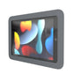 Heckler Tripod Mount MX displaying versatile mounting options and clean cable routing for professional iPad setups.