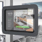 Heckler Room Scheduler Mount for iPad mini 6th Generation, Side Mount bracket on a mullion with recessed glass