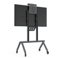 Heckler AV Cart Control Panel (H705-BG) in black grey, alternate view 2