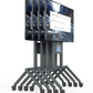Heckler AV Cart Control Panel (H705-BG) in black grey, alternate view 5