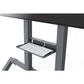 Heckler AV Cart Multi Shelf (H491-BG), black grey, alternate view 2
