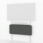 Heckler Video Meeting Kit for Heckler AV Wall (H801-BG), Black Grey, close-up over wall outlets