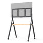 Heckler Rolling Stand for DTEN D7 55-inch (H965-BG), front view with DTEN D7 mounted