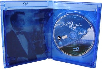 OneTime DVD Lock OneTime Blu-ray Case Single Blue with Lock