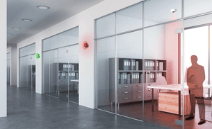 Qbic Panel PC Smart Meeting Room Lamp, RJ45 connection, remotely controlled, single power supply