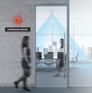 Qbic Panel PC Smart Meeting Room Sensor, RJ45 connection, 140 degree passive infrared sensor