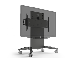 Salamander Designs TV Cart Graphite Grey X-Large Fixed Height Mobile Display Stand for 85" Surface Hub 2S & 3