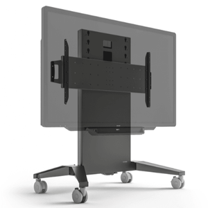 Salamander XL Fixed-Height Mobile Stand for displays up to 98" with sturdy steel frame.