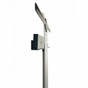Sliding player rack on Acadia Pro mount, allowing easy access to AV devices without removing the display.